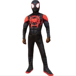 GUC Rubie's The Spider-Verse Child's Mile Morales Spider-Man Costume & Mask S